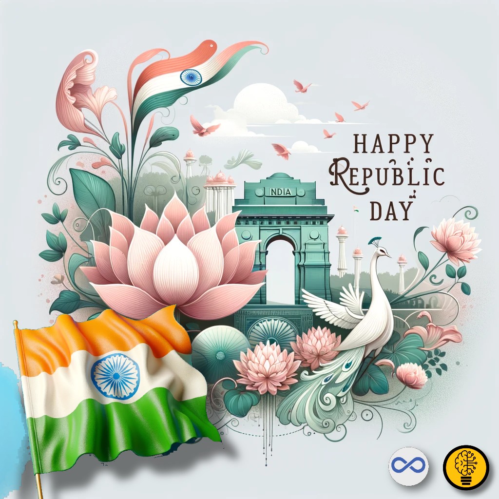 A Republic Day greeting card for Indians from Smart Group
